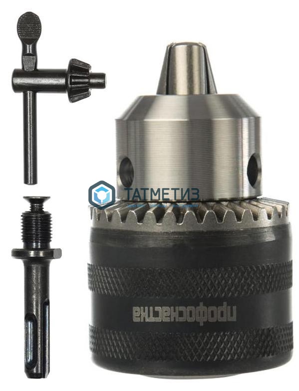 Патрон для дрели и перфоратора БЗП 1,5-13 1/2"-20UNF адаптер SDS+ ключ в компл.№95 ПрофОснастка |  «ТАТМЕТИЗ» Патрон для дрели и перфоратора БЗП 1,5-13 1/2"-20UNF адаптер SDS+ ключ в компл.№95 ПрофОснастка -  магазин «ТАТМЕТИЗ»