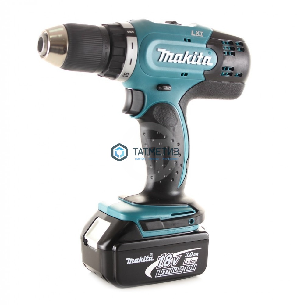 Аккумуляторная дрель Makita DDF 453RFE, 18В, 2х3 Ач Li-ion, 0-400/1300 об/мин, 42/27 Нм -  магазин крепежа  «ТАТМЕТИЗ»