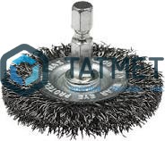 Щетка для дрели дисковая  75 мм, гофрированная № 162 ПрофОснастка Мастер |  «ТАТМЕТИЗ» Щетка для дрели дисковая  75 мм, гофрированная № 162 ПрофОснастка Мастер -  магазин «ТАТМЕТИЗ»