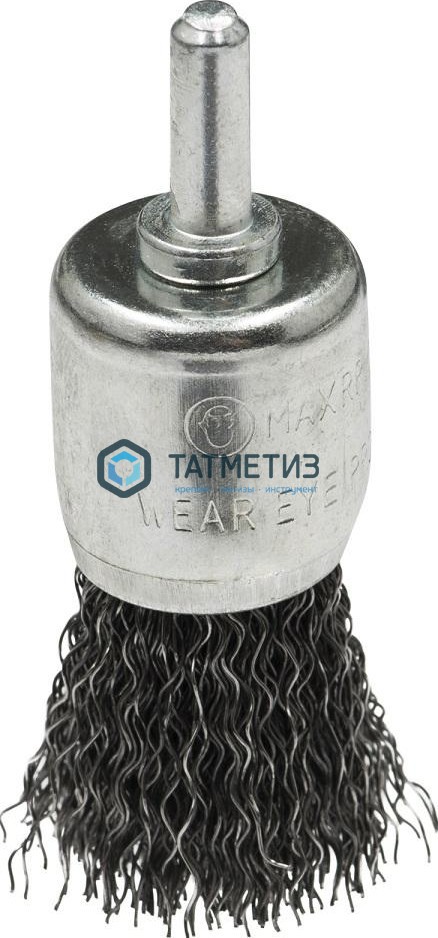 Щетка для дрели концевая 25 мм, гофриров, стальная № 183 ПрофОснастка Мастер |  «ТАТМЕТИЗ» Щетка для дрели концевая 25 мм, гофриров, стальная № 183 ПрофОснастка Мастер -  магазин «ТАТМЕТИЗ»