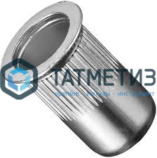 Заклепка-гайка с пот бортом и насечками А4 М 6 х 16 |  «ТАТМЕТИЗ» Заклепка-гайка с пот бортом и насечками А4 М 6 х 16 -  магазин «ТАТМЕТИЗ»