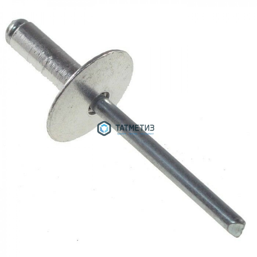 Заклепка 5,0 х 12 / 11 вытяжная нерж УВЕЛИЧ бортик А2/А2 DIN 7337 Заклепка 5,0 х 12 / 11 вытяжная нерж УВЕЛИЧ бортик А2/А2 DIN 7337