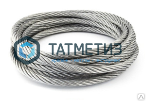 Трос  стальной оц. 1 мм DIN 3055  (200 м/бух) Трос  стальной оц. 1 мм DIN 3055  (200 м/бух)