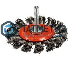 Щетка для дрели дисковая  75 мм, жгутовая, углер.сталь № 485 ПрофОснастка Эксперт |  «ТАТМЕТИЗ» Щетка для дрели дисковая  75 мм, жгутовая, углер.сталь № 485 ПрофОснастка Эксперт -  магазин «ТАТМЕТИЗ»