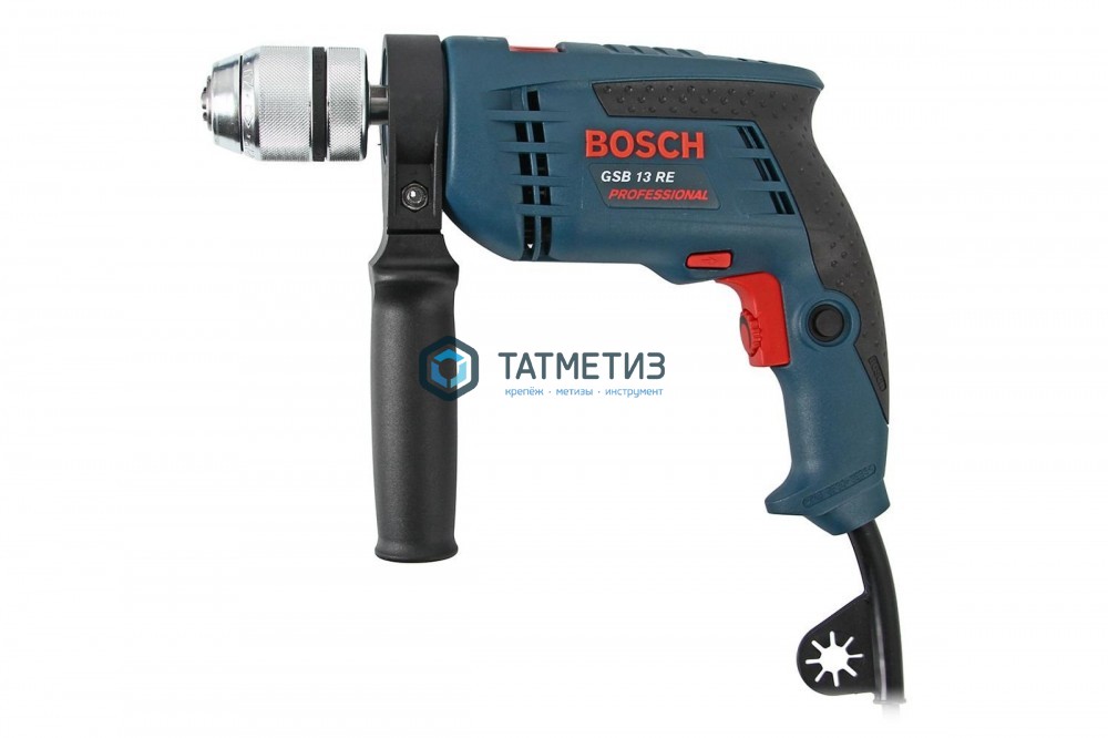 Дрель BOSCH GSB 13 RE, ударная, 600Вт, БЗП -  магазин крепежа  «ТАТМЕТИЗ»