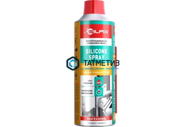 Смазка SILFIX силиконовая многофункциональная 450 мл Смазка SILFIX силиконовая многофункциональная 450 мл