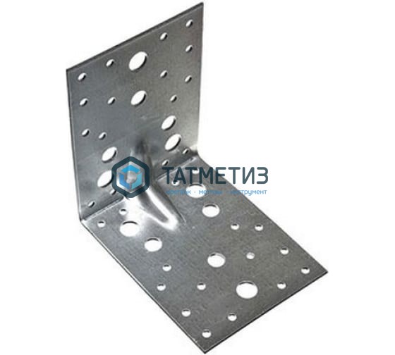 Крепежный усиленный уголок KUU 130x130x100х 2,0мм |  «ТАТМЕТИЗ» Крепежный усиленный уголок KUU 130x130x100х 2,0мм -  магазин крепежа «ТАТМЕТИЗ»