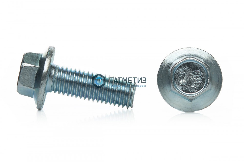 Болт с фланцем DIN 6921 М 8 х 20  КП 8.8 оц -  магазин крепежа «ТАТМЕТИЗ»