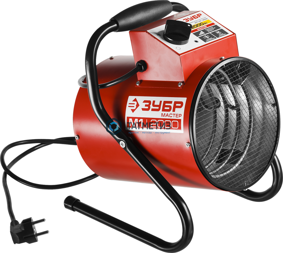 Пушка тепловая КОМПАКТ, ЗУБР ЗТП-М1-2000, круглая, электрическая, гладкий нерж ТЭН, двойные стенки ( Пушка тепловая КОМПАКТ, ЗУБР ЗТП-М1-2000, круглая, электрическая, гладкий нерж ТЭН, двойные стенки (