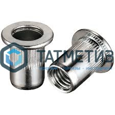 Заклепка резьбовая цилиндрический борт М 6 L=15 (0,5-3,0) мм  NX |  «ТАТМЕТИЗ» Заклепка резьбовая цилиндрический борт М 6 L=15 (0,5-3,0) мм  NX -  магазин «ТАТМЕТИЗ»