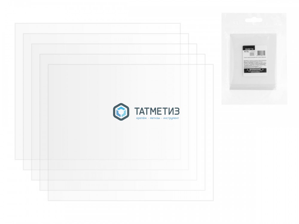 Стекло бесцветное 118х107мм, поликарбонат, SOLARIS -  магазин крепежа «ТАТМЕТИЗ»