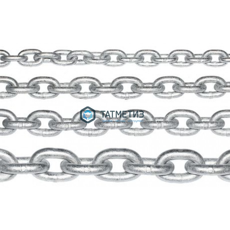 Цепь DIN 766 кор.зв. оц.10 (15 м/бух) КТ |  «ТАТМЕТИЗ» Цепь DIN 766 кор.зв. оц.10 (15 м/бух) КТ -  магазин «ТАТМЕТИЗ»