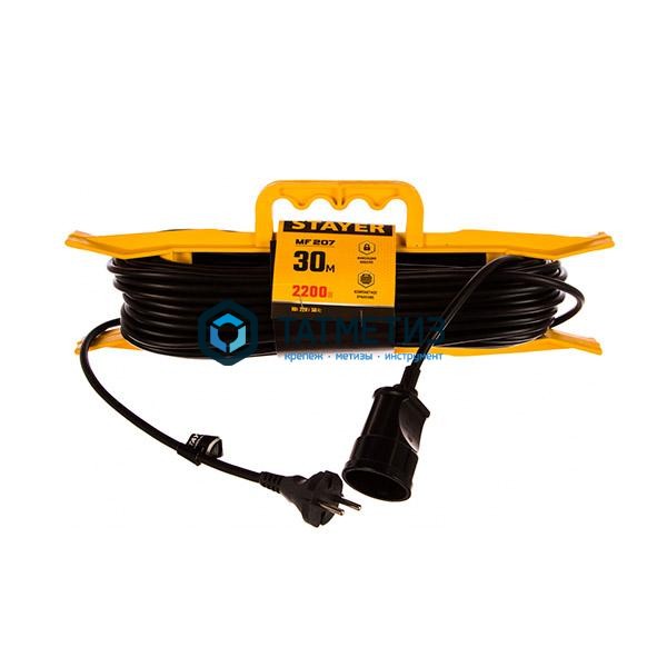 Удлинитель на рамке 1 гнездо б/з 30 м 2х0,75мм², STANDART PROCONNECT Удлинитель на рамке 1 гнездо б/з 30 м 2х0,75мм², STANDART PROCONNECT