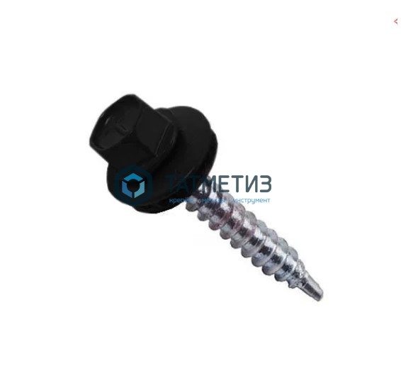 Саморез окраш.кров. 5,5х19 /9005/ (4000 шт/уп) КК | «ТАТМЕТИЗ» Саморез окраш.кров. 5,5х19 /9005/ (4000 шт/уп) КК - магазин «ТАТМЕТИЗ»