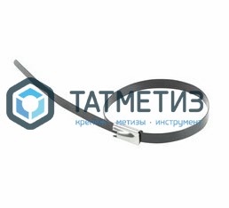 Хомут-стяжка стальной нерж. с покрытием  400 х 4,6  (50 шт/уп)  REXANT Хомут-стяжка стальной нерж. с покрытием  400 х 4,6  (50 шт/уп)  REXANT