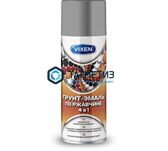 Краска аэроз. VIXEN  СЕРОЕ ОКНО 520 мл. RAL 7040 Краска аэроз. VIXEN  СЕРОЕ ОКНО 520 мл. RAL 7040