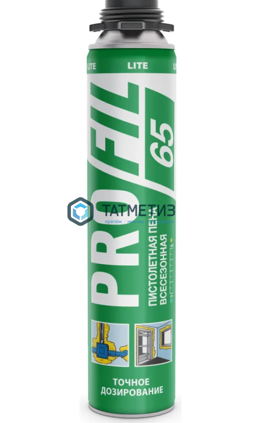 Пена монтажная Profil Lite ручная 625 мл внесезонная -  магазин крепежа «ТАТМЕТИЗ»