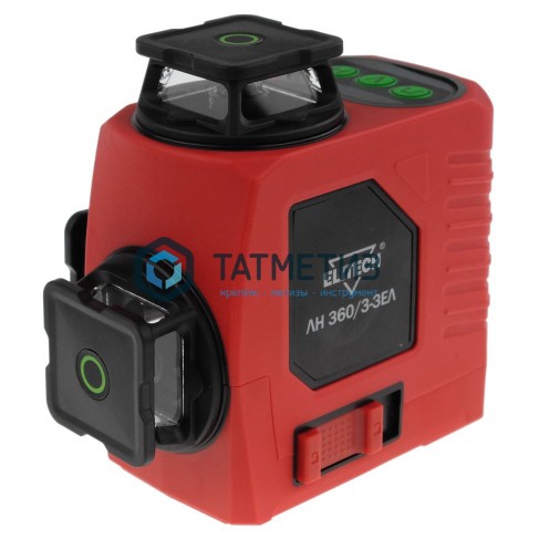 Нивелир лазерный ELITECH ЛН 360/1 (30/80м,гор.360град/верт.120град луч,чехол) Нивелир лазерный ELITECH ЛН 360/1 (30/80м,гор.360град/верт.120град луч,чехол)