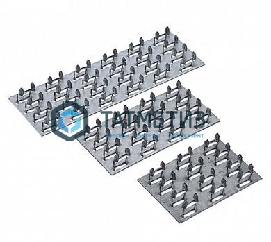 Пластина гвоздевая 104х254 оцинков. (120 шт/уп) Пластина гвоздевая 104х254 оцинков. (120 шт/уп)