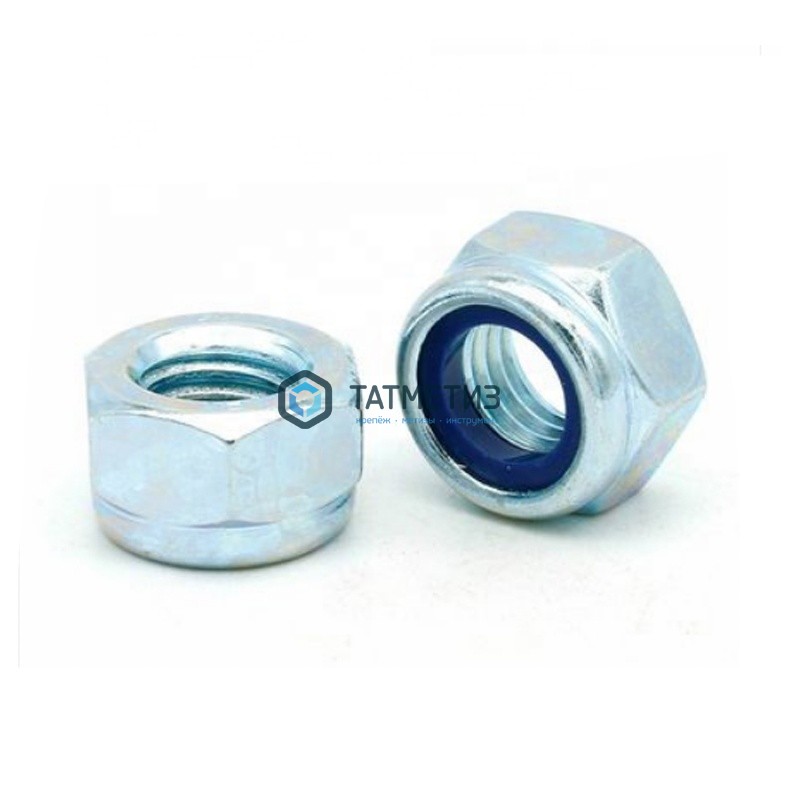 Гайка самоконтр DIN 985, оц М16  (уп 25 кг / 800 шт) Гайка самоконтр DIN 985, оц М16  (уп 25 кг / 800 шт)