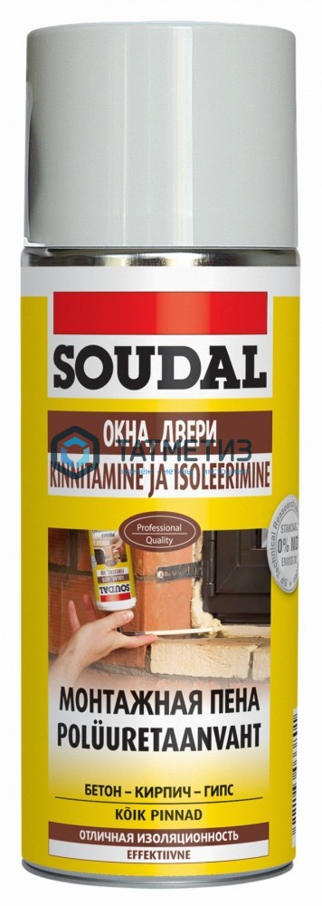 Пена монтажная SOUDAL  300мл /12 Пена монтажная SOUDAL  300мл /12