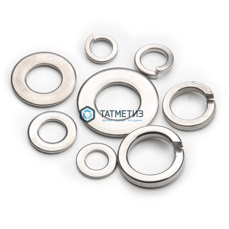 Шайба-гровер 12 нержавейка А4 DIN 127 (500 шт/уп) Шайба-гровер 12 нержавейка А4 DIN 127 (500 шт/уп)