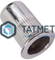 Заклепка резьбовая цилиндрический борт М 8 ЗАКРЫТАЯ  L=27 (1,0-3,5) мм  NX |  «ТАТМЕТИЗ» Заклепка резьбовая цилиндрический борт М 8 ЗАКРЫТАЯ  L=27 (1,0-3,5) мм  NX -  магазин крепежа «ТАТМЕТИЗ»