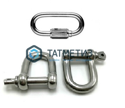 Соединитель цепей с гайкой  6 |  «ТАТМЕТИЗ» Соединитель цепей с гайкой  6 -  магазин крепежа «ТАТМЕТИЗ»