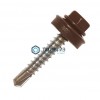 Саморез окраш.кров. 5,5х19 /8017/ коричневый |  «ТАТМЕТИЗ» Саморез окраш.кров. 5,5х19 /8017/ коричневый -  магазин «ТАТМЕТИЗ»