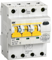Выключатель авт.дифференциального тока 4п C 25А 30мА тип A 6кА АВДТ-34 (3P+N) IEK -  магазин крепежа «ТАТМЕТИЗ»