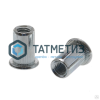 Заклепка-гайка с пот бортом и насечками А4 М 8 х 19 -  магазин крепежа «ТАТМЕТИЗ»
