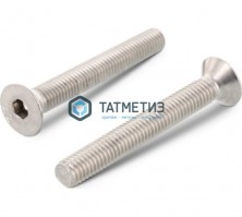 Винт DIN 7991 А2  М 6 х 25 с потай головкой и внутр.шестигранником -  магазин крепежа «ТАТМЕТИЗ»