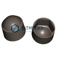 Колпачок для болтов и гаек М12/ S19, ЧЕРНЫЙ -  магазин крепежа «ТАТМЕТИЗ»