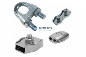 Зажим троса DIN 741 16  NW -  магазин крепежа «ТАТМЕТИЗ»