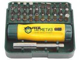 Набор отвертка реверсивная с битами 32шт Mini-Box-32 KRAFTOOL | «ТАТМЕТИЗ» Набор отвертка реверсивная с битами 32шт Mini-Box-32 KRAFTOOL - магазин крепежа «ТАТМЕТИЗ»
