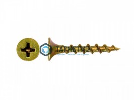 Саморезы потай по дереву желтые, PH2  4,2х90 (уп 15 кг / 2 550 шт) PREMIUM -  магазин крепежа «ТАТМЕТИЗ»