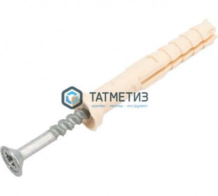 Дюбель-гвоздь  6х60 потай (1500 шт/уп) ТК нейлон |  «ТАТМЕТИЗ» Дюбель-гвоздь  6х60 потай (1500 шт/уп) ТК нейлон -  магазин крепежа «ТАТМЕТИЗ»