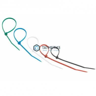 Хомут-стяжка нейлон  200 х 4,0  (25 шт/уп)  REXANT Цветные |  «ТАТМЕТИЗ» Хомут-стяжка нейлон  200 х 4,0  (25 шт/уп)  REXANT Цветные -  магазин крепежа «ТАТМЕТИЗ»