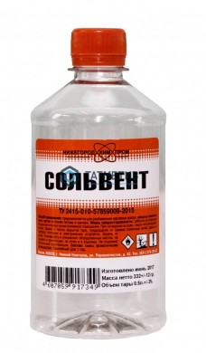 Сольвент 0,5 л. ПЭТ, ГОСТ /25 НИЖЕГОРОДХИМПРОМ |  «ТАТМЕТИЗ» Сольвент 0,5 л. ПЭТ, ГОСТ /25 НИЖЕГОРОДХИМПРОМ -  магазин крепежа «ТАТМЕТИЗ»