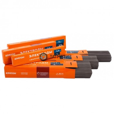 Электрод для дуговой сварки 2,5 мм Кратон 5кг |  «ТАТМЕТИЗ» Электрод для дуговой сварки 2,5 мм Кратон 5кг -  магазин крепежа «ТАТМЕТИЗ»