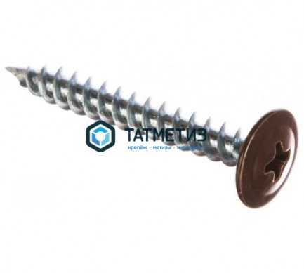 Саморез п/ш остр. 4,2x32  RAL 8017 (500 шт/уп) -  магазин крепежа «ТАТМЕТИЗ»