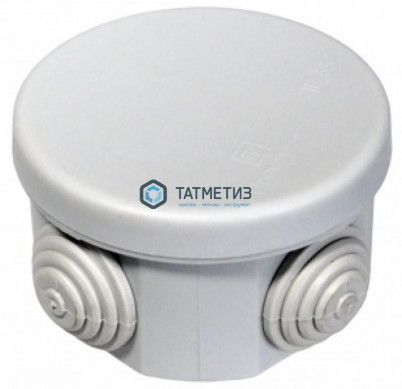 Коробка распр. РК D80*45 круг. 90 шт |  «ТАТМЕТИЗ» Коробка распр. РК D80*45 круг. 90 шт -  магазин крепежа «ТАТМЕТИЗ»