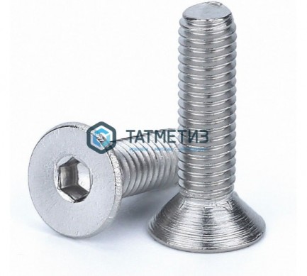 Винт DIN 7991/ISO 10642  М 8 х 40 ( 8.8) ОЦ с потай головкой и внутр.шестигранником |  «ТАТМЕТИЗ» Винт DIN 7991/ISO 10642  М 8 х 40 ( 8.8) ОЦ с потай головкой и внутр.шестигранником -  магазин крепежа «ТАТМЕТИЗ»