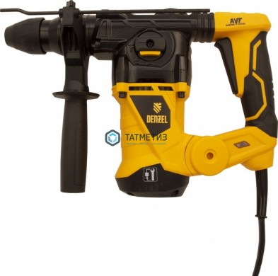 Перфоратор электрический RHV-1250-30, SDS-plus, 1250 Вт, 5 Дж, 3 плюс 1 реж.// Denzel |  «ТАТМЕТИЗ» Перфоратор электрический RHV-1250-30, SDS-plus, 1250 Вт, 5 Дж, 3 плюс 1 реж.// Denzel -  магазин крепежа «ТАТМЕТИЗ»