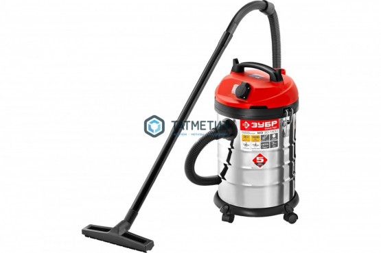 Пылесос строительный, 30 л, 1400 Вт, сух. и вл. уборка, корпус из нерж. стали, ЗУБР, модель М3-30 |  «ТАТМЕТИЗ» Пылесос строительный, 30 л, 1400 Вт, сух. и вл. уборка, корпус из нерж. стали, ЗУБР, модель М3-30 -  магазин крепежа «ТАТМЕТИЗ»