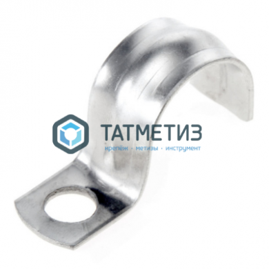 Скоба однолапковая, цинк 19-20 мм, отв. d 6,5мм (100 шт/уп) |  «ТАТМЕТИЗ» Скоба однолапковая, цинк 19-20 мм, отв. d 6,5мм (100 шт/уп) -  магазин крепежа «ТАТМЕТИЗ»