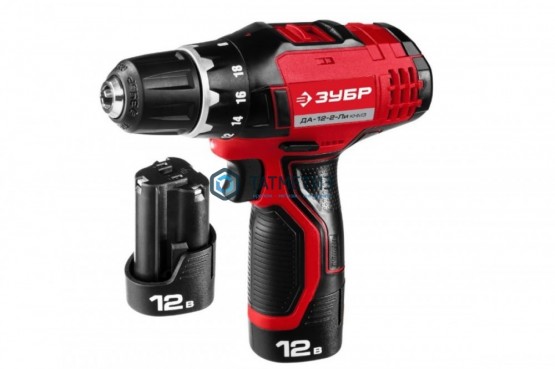 Дрель-шуруповерт 12 В, Li-Ion, 2 АКБ, ЗУБР |  «ТАТМЕТИЗ» Дрель-шуруповерт 12 В, Li-Ion, 2 АКБ, ЗУБР -  магазин крепежа «ТАТМЕТИЗ»