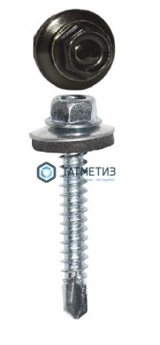 Саморез окраш.кров. 4,8х35 /9005/ DAXMER MS (10х250) |  «ТАТМЕТИЗ» Саморез окраш.кров. 4,8х35 /9005/ DAXMER MS (10х250) -  магазин крепежа «ТАТМЕТИЗ»