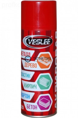 Краска аэроз. VESLEE  КРАСНАЯ 520 мл. RAL 3020 |  «ТАТМЕТИЗ» Краска аэроз. VESLEE  КРАСНАЯ 520 мл. RAL 3020 -  магазин крепежа «ТАТМЕТИЗ»