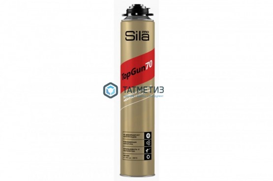 Пена монтажная проф Sila Pro TopGun 70 880 мл ЗИМНЯЯ /12 |  «ТАТМЕТИЗ» Пена монтажная проф Sila Pro TopGun 70 880 мл ЗИМНЯЯ /12 -  магазин крепежа «ТАТМЕТИЗ»